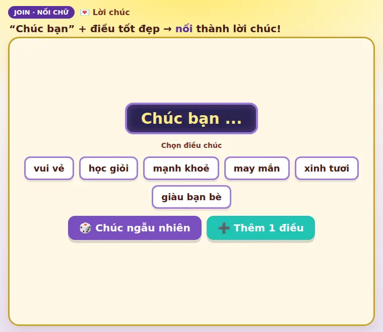 Lời chúc