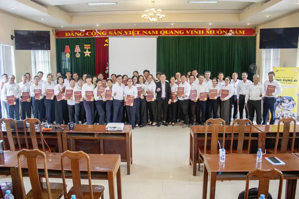 Lớp đào tạo AI của CyberSoft tại BBCC — VLXD Biên Hòa