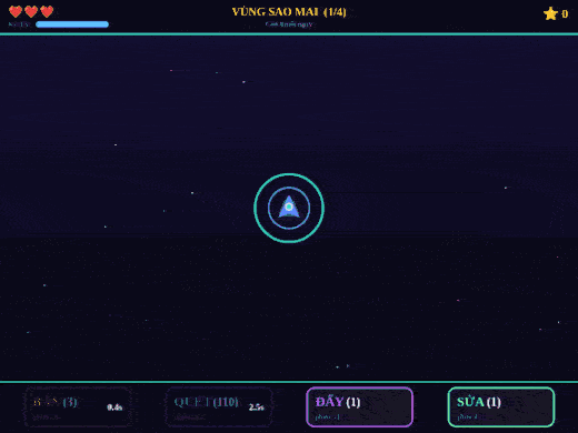 Buông Lái Cứu Ngân Hà — game Scratch (Tiểu học)
